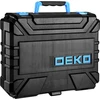 DEKO įrankių rinkinys su 8 V akumuliatoriniu suktuvu, 126 dalių, su LED, dėklas