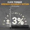 DEKOPRO dinamometrinis raktas 3/8", 6,8–67,8 Nm, nerūdijančio plieno, 72 dantų, ±3% tikslumas, 37 cm, DKHWTW0002