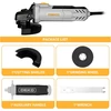 DEKOPRO kampinis šlifuoklis 125 mm, 900 W, 12000 aps./min, trumpa rankena, DKPGAGA090C3