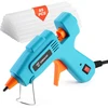 DEKOPRO karštų klijų pistoletas 50 W su 85 klijų lazdelėmis 7 mm x 120 mm, mėlynas, DKPHGG0015