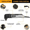 DEKOPRO osciliacinis daugiafunkcis įrankis 300 W, 3000–22000 rpm, su kintamu greičiu, DKPOMT0001