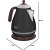 De'Longhi elektrinis virdulys 1,7 l, nerūdijančio plieno korpusas, 2400 W, juodas, KBOV2001.BK