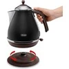 De'Longhi elektrinis virdulys 1,7 l, nerūdijančio plieno korpusas, 2400 W, juodas, KBOV2001.BK