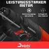 Delphi smūginis gręžtuvas-kaltas SDS+ 2600 W, 4 J, 4 režimai, Bohrhammer Delphi