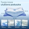 Derila ergonominė pagalvė iš atminties putų, drugelio formos, su vėsinimo technologija, 54 × 36 × 12 cm