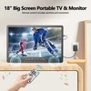 Desobry PTV18 Nešiojamas televizorius, 18 colių įstrižainės