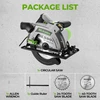 DESOON diskinis pjūklas 1600 W, Ø 185 mm, pjovimo gylis 65 mm, DSPCCS0007
