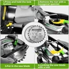 DESOON diskinis pjūklas 1600 W, Ø 185 mm, pjovimo gylis 65 mm, DSPCCS0007