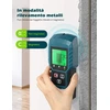 DETLEV PRO sienų detektorius 5 viename su LCD ekranu TH310_IT