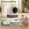 Devoko automatinė savaime išsivalanti kačių kraiko dėžė 90 l, iki 10 kg, MW-0769E-FR