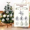 DEWUR Mini Kalėdų eglutė su LED apšvietimu, 40 cm