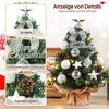 DEWUR Mini Kalėdų eglutė su LED apšvietimu, 40 cm