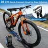 Dictien belaidis padangų kompresorius 150 PSI, 8000 mAh, su LCD ekranu QC-001B