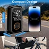 Dictien belaidis padangų kompresorius 150 PSI, 8000 mAh, su LCD ekranu QC-001B