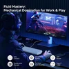 Dierya mechaninė žaidimų klaviatūra 68 klavišų USB-C su raudonaisiais jungikliais DK68se