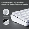 Dierya mechaninė žaidimų klaviatūra 68 klavišų USB-C su raudonaisiais jungikliais DK68se