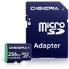 DIGIERA 256 GB Micro SDXC atminties kortelė, UHS-I, 100 MB/s, C10, U3, V30, DGCT100256