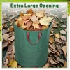 Dntorx daugkartinio naudojimo sodo atliekų maišai, 3 vnt., 500 l, 80 × 100 cm