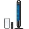 Dreo koloninis ventiliatorius, tylus 28 dB, 4 režimai, Wi-Fi valdymas, Alexa, DR-HTF017S Juodas