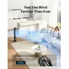 Dreo koloninis ventiliatorius, tylus 28 dB, 4 režimai, Wi-Fi valdymas, Alexa, DR-HTF017S Juodas