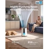 DREO oro valytuvas 338S su HEPA filtru, Wi-Fi valdymu ir PM2.5 jutikliu DR-HAP008S Baltas