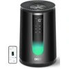 DREO oro valytuvas miegamajam su HEPA filtru, 195 m³/h CADR, Wi-Fi, DR-HAP008S Juodas