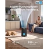 DREO oro valytuvas miegamajam su HEPA filtru, 195 m³/h CADR, Wi-Fi, DR-HAP008S Juodas