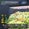 DRYADES hidroponinė žolelių auginimo sistema su LED 24 W, 12 kapsulių, 5 l, sidabrinė, Z254