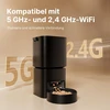 DUDUPET automatinis kačių ir šunų pašaro dozatorius, Wi-Fi, 5 l talpa, iki 10 porcijų per dieną, ZC-F09