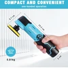 DURATECH akumuliatorinė mini poliravimo mašinėlė 12 V, 600–3000 aps./min, 50 mm ir 80 mm diskais, DT105149