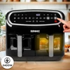 Duronic karšto oro gruzdintuvė su 3 stalčiais, 19,5 l, 2400 W, AF34