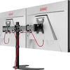 Duronic laisvai pastatomas laikiklis dviem monitoriams 13–27 col., VESA 75/100, DM25D2