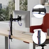 Duronic monitoriaus laikiklis su stalo spaustuvu VESA 75/100 iki 8kg DM251 × 2 BK