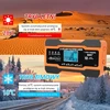 EAFC automobilinis akumuliatorių įkroviklis 12 V 12 A su LCD ekranu Rj-C121201A