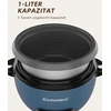 Eamoment ryžių viryklė 1 l, 500 W su garinimo įdėklu UEADRC-2SL004BL
