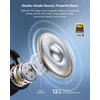 EarFun atviros konstrukcijos belaidės ausinės su Bluetooth 6, Hi-Res Audio, LDAC, IP55, 40 val. veikimo trukmės