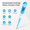 Easy@Home bazinės kūno temperatūros termometras su LCD ekranu ir atmintimi EBT-100B