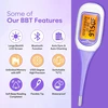 Easy@Home bazinis termometras su Bluetooth, apšviečiamu ekranu ir Premom programėle EBT-300