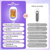 Easy@Home bazinis termometras su Bluetooth, apšviečiamu ekranu ir Premom programėle EBT-300