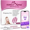 Easy@Home nėštumo testų juostelės, 15 vnt., hCG 10 mIU/ml, 15hCG