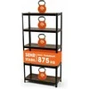 EASYmaxx metalinė sunkioji lentyna, 180 x 90 x 40 cm, 5 reguliuojamos MDF lentynos, 875 kg apkrova, modelis 15642