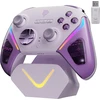 EasySMX belaidis žaidimų pultas su RGB, Hall joystick ir įkrovimo stotele D10, suderinamas su PC, Switch, Android, iOS (violetinis)