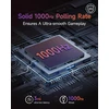 EasySMX belaidis žaidimų pultas su RGB, nuimamas Hall joystick, 1000 mAh akumuliatorius, X20
