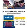 ECOHUB 20 l rankinis lagaminas–kuprinė Ryanair, 14 colių nešiojamojo kompiuterio skyrius, vandeniui atspari, ECO0610701