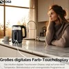 Ecosa elektrinis virdulys 1,7 l stiklinis su temperatūros reguliavimu, 2200 W, EO-697