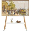 ECOTINY mobilus televizoriaus stovas su ratukais 49–75 col., iki 40 kg, HW1158WH