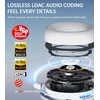 Edifier belaidės ausinės ant ausų su ANC, LDAC Hi-Res, Bluetooth 5.4, 94h veikimo, W830NB