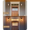 EDISHINE lauko sieninis šviestuvas IP44, E27 lizdas, aliuminis ir stiklas, 20 x 8,2 x 13,5 cm, KH 2401 DN