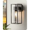 EDISHINE lauko sieninis šviestuvas IP44, E27, antracito spalvos, DHOWL03B
