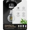 EDISHINE lauko sieninis šviestuvas, IP44, E27, skaidrus stiklas, 15 W, juodas, KH 2401 DN